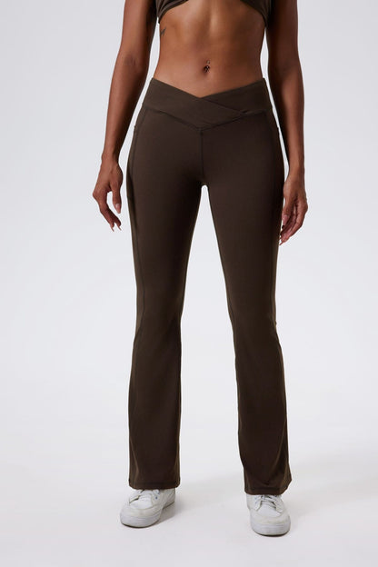 Hoge Taille Flare Legging voor Vrouwen