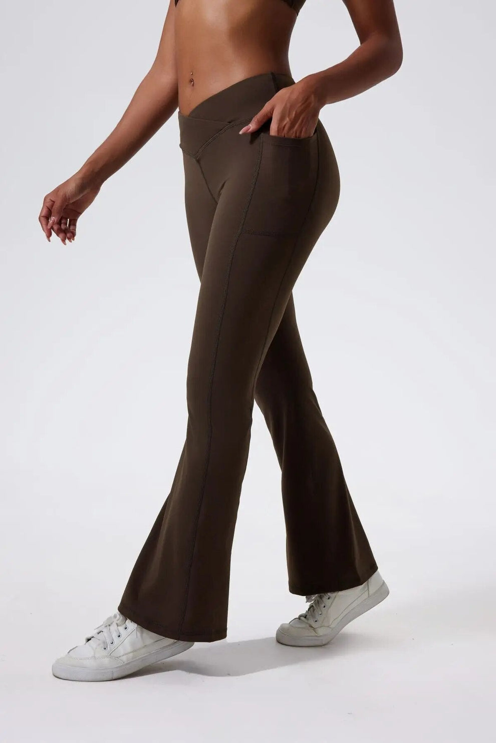 Hoge Taille Flare Legging voor Vrouwen