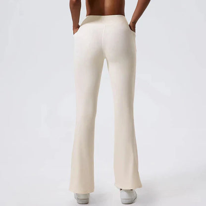 Hoge Taille Flare Legging voor Vrouwen