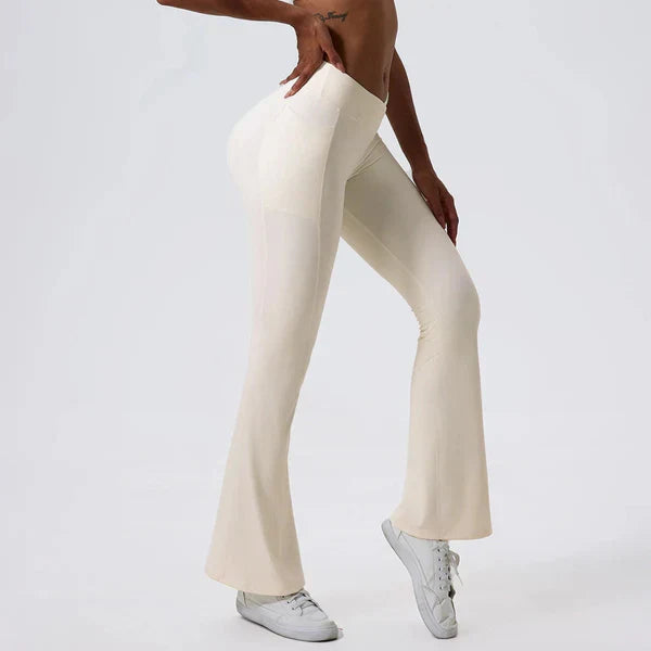 Hoge Taille Flare Legging voor Vrouwen