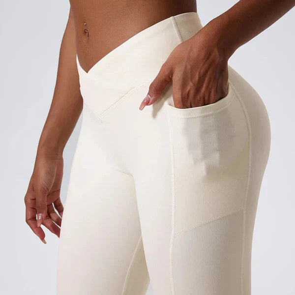Hoge Taille Flare Legging voor Vrouwen