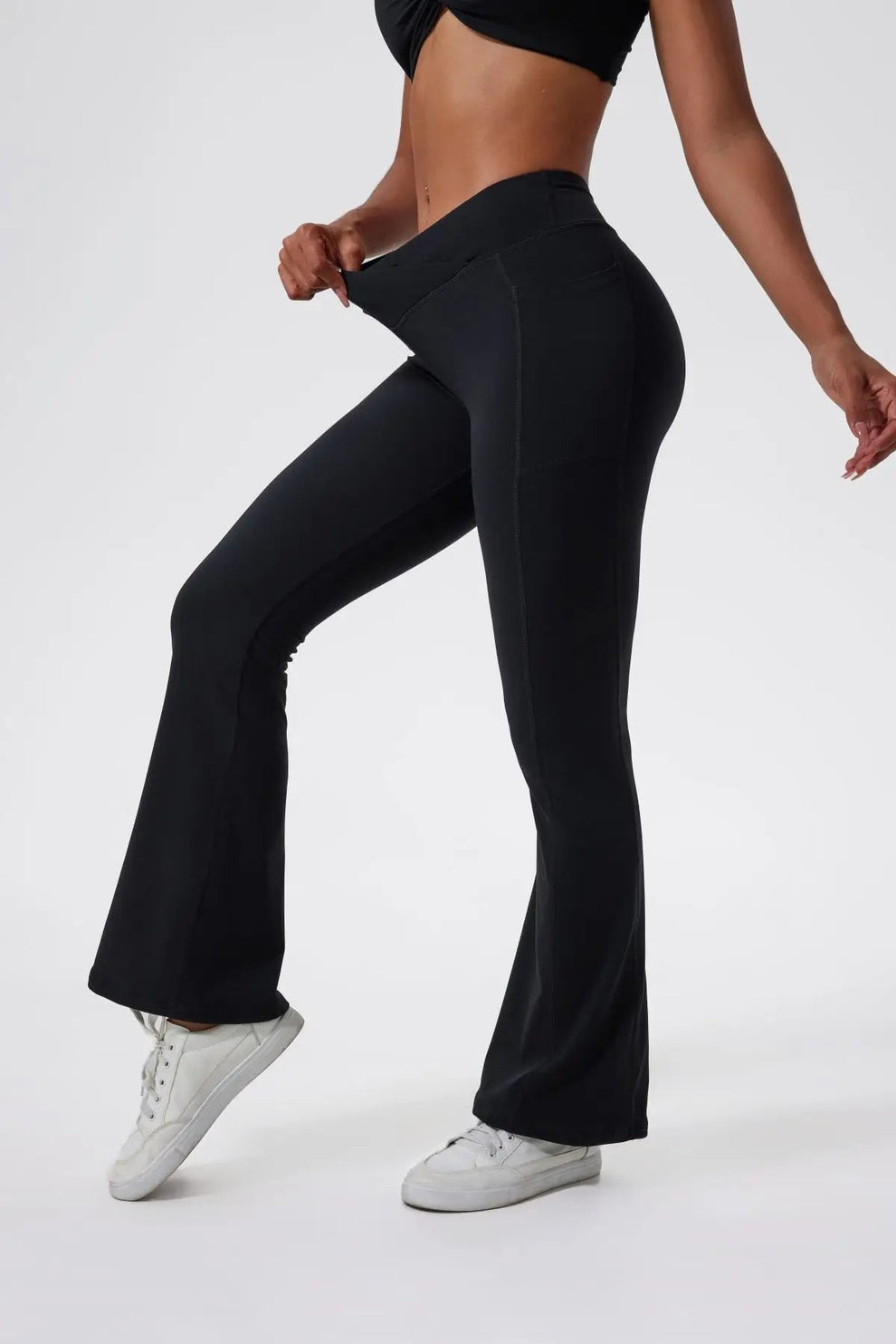 Hoge Taille Flare Legging voor Vrouwen - StudioMarella