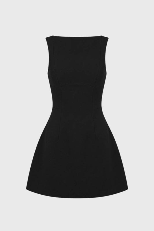 Mouwloze A-Lijn Mini Jurk voor Dames - StudioMarella