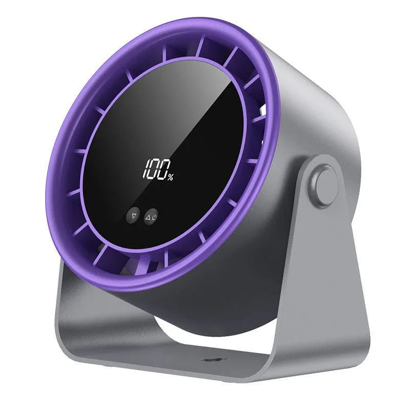 Compacte Tafelventilator met 100 Snelheden en LED Display voor Bureau Thuiskantoor en Slaapkamer Koeling