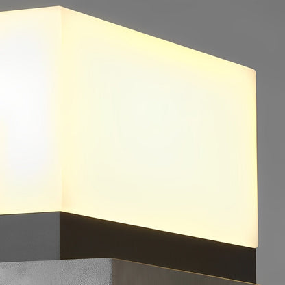 Paalverlichting Solar LED RVS Zwart Wit Tuin Hek Sokkel Buitenlamp Vierkant Tuinverlichting Oprit Paallamp Buiten Modern