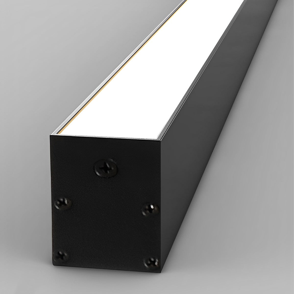Plafondlamp LED Lineair Aluminium Zwart Dimbaar Woonkamer Gang Moderne Lijnarmatuur Plafonnière Slaapkamer