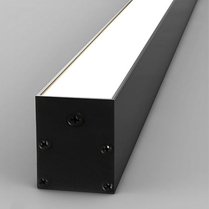 Plafondlamp LED Lineair Aluminium Zwart Dimbaar Woonkamer Gang Moderne Lijnarmatuur Plafonnière Slaapkamer