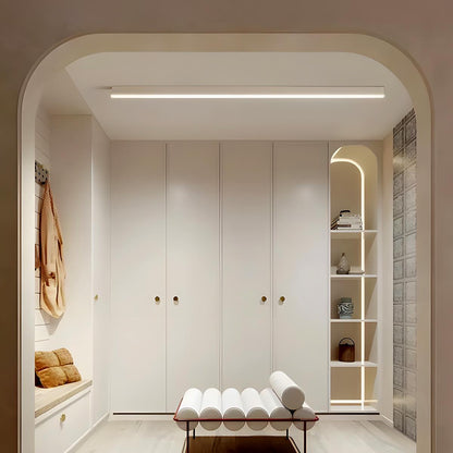 Plafondlamp LED Lineair Aluminium Zwart Dimbaar Woonkamer Gang Moderne Lijnarmatuur Plafonnière Slaapkamer
