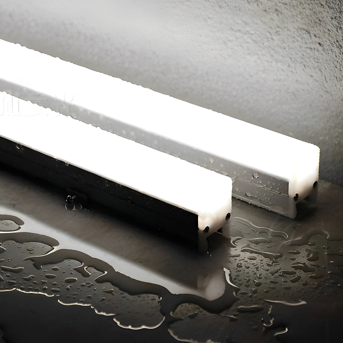 Led Lineaire Buitenlamp Aluminium 12W Wit IP65 Waterdicht Gevelverlichting Architectuurverlichting Inbouw Lineair Licht Buitenverlichting