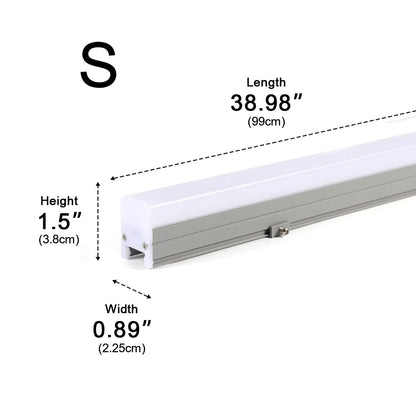 Led Lineaire Buitenlamp Aluminium 12W Wit IP65 Waterdicht Gevelverlichting Architectuurverlichting Inbouw Lineair Licht Buitenverlichting