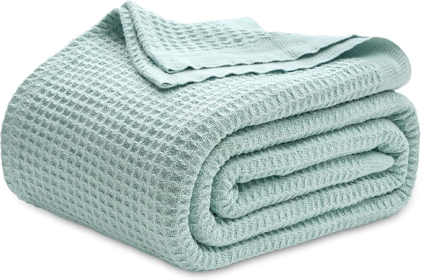 Lichtgewicht Katoenen Wafelplaid Tweepersoonsbed Zacht Ademend Deken Scandinavisch Design 90x90 cm Woonkamer