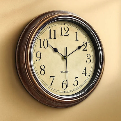 Stille Wandklok Hout 30 cm Uurwerk Zonder Tikgeluid Scandinavisch Design Woonkamer Keuken Kantoor Decoratie