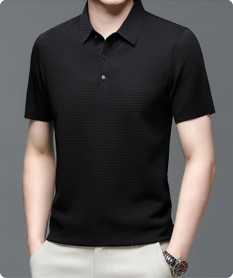 Mannen Poloshirt Mesh Ademend Lichtgewicht