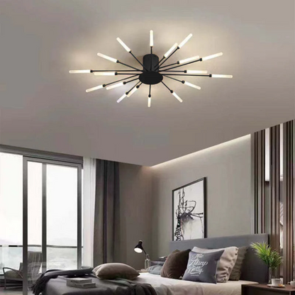 Moderne Grote LED Plafondlamp Wit & Acryl 12-42 Lampen Binnen 107.6-161.5 sq ft