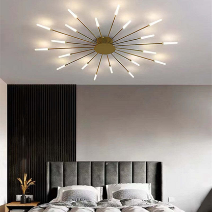 Moderne Grote LED Plafondlamp Wit & Acryl 12-42 Lampen Binnen 107.6-161.5 sq ft