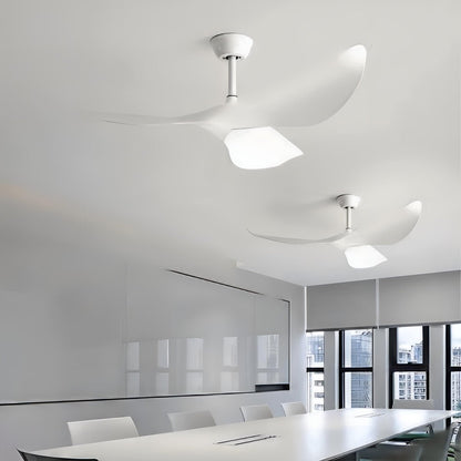 Plafondventilator Zonder Lamp DC Motor 3 Wieken Wit Slaapkamer Woonkamer Stille Ventilator Eetkamer Omkeerbaar 6 Snelheden Afstandsbediening
