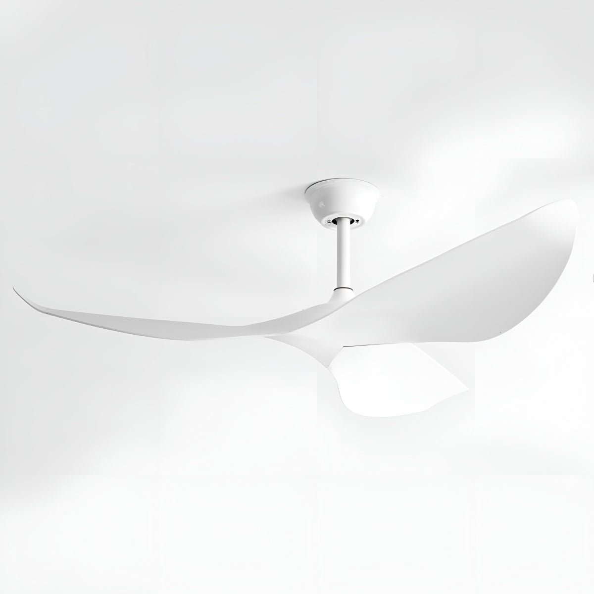 Plafondventilator Zonder Lamp DC Motor 3 Wieken Wit Slaapkamer Woonkamer Stille Ventilator Eetkamer Omkeerbaar 6 Snelheden Afstandsbediening