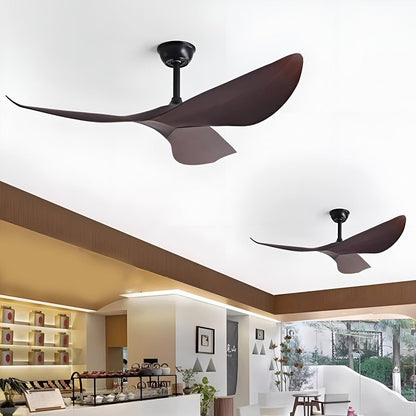 Plafondventilator Zonder Lamp DC Motor 3 Wieken Wit Slaapkamer Woonkamer Stille Ventilator Eetkamer Omkeerbaar 6 Snelheden Afstandsbediening