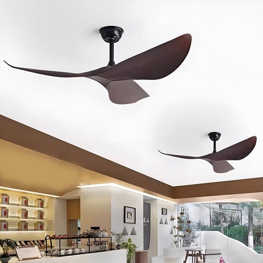 Plafondventilator Zonder Lamp DC Motor 3 Wieken Wit Slaapkamer Woonkamer Stille Ventilator Eetkamer Omkeerbaar 6 Snelheden Afstandsbediening