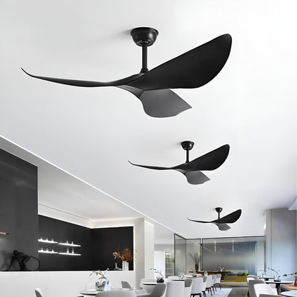 Plafondventilator Zonder Lamp DC Motor 3 Wieken Wit Slaapkamer Woonkamer Stille Ventilator Eetkamer Omkeerbaar 6 Snelheden Afstandsbediening