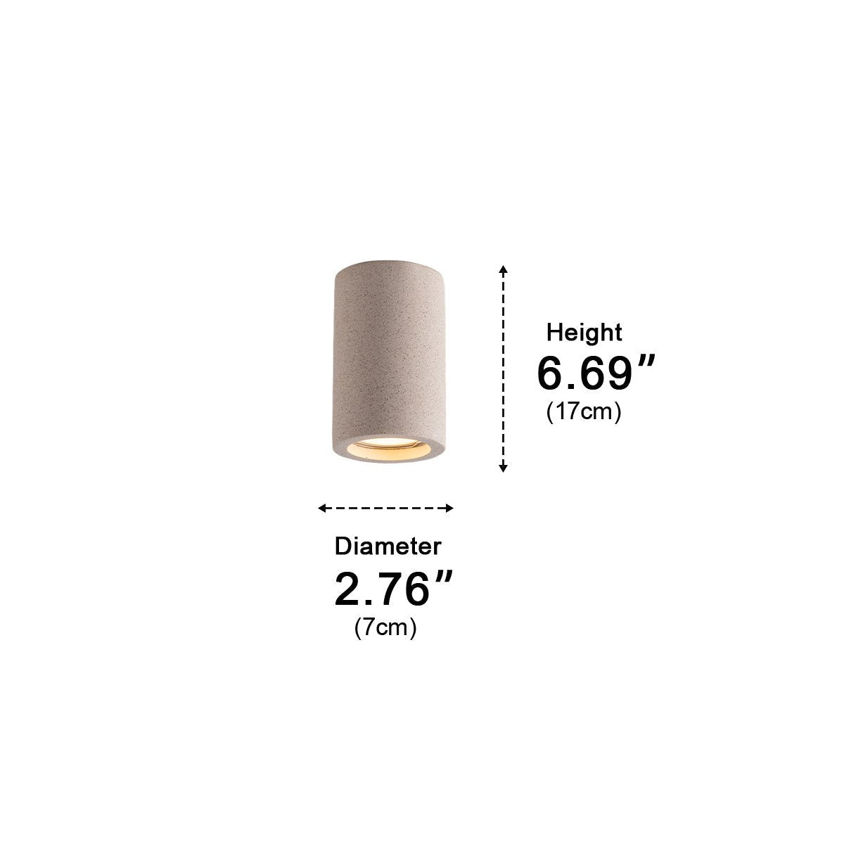 Opbouwspot Beton Grijs GU10 LED Plafondlamp Woonkamer Slaapkamer Keuken Industrieel Betonlook Plafondspot Opbouwlamp Minimalistische Verlichting
