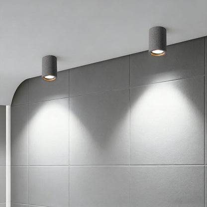 Opbouwspot Beton Grijs GU10 LED Plafondlamp Woonkamer Slaapkamer Keuken Industrieel Betonlook Plafondspot Opbouwlamp Minimalistische Verlichting