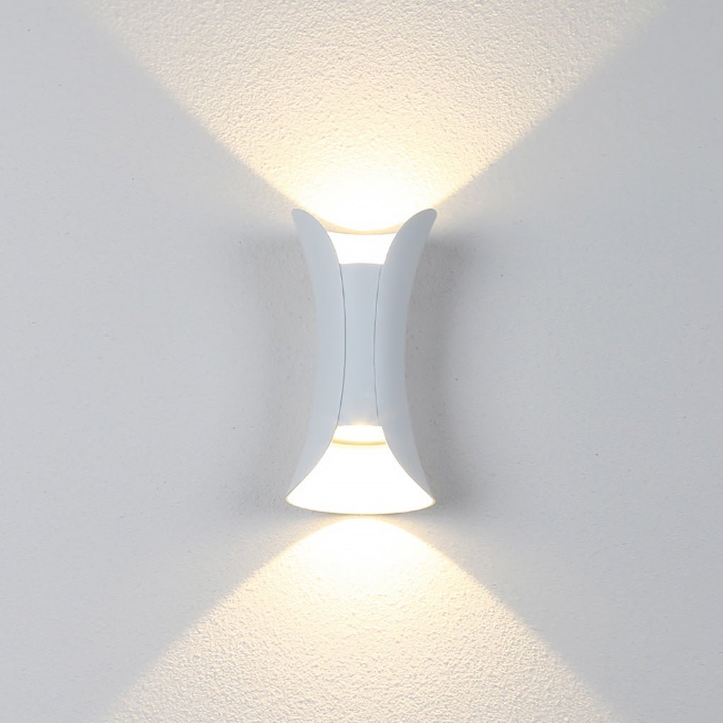 Moderne Up Down Buiten Wandlamp Met IP54 Bescherming En Aluminium Behuizing