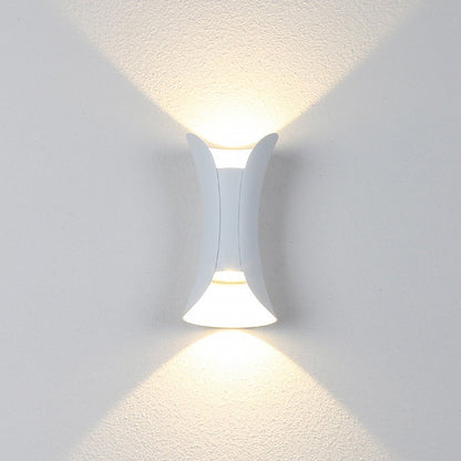 Moderne Up Down Buiten Wandlamp Met IP54 Bescherming En Aluminium Behuizing