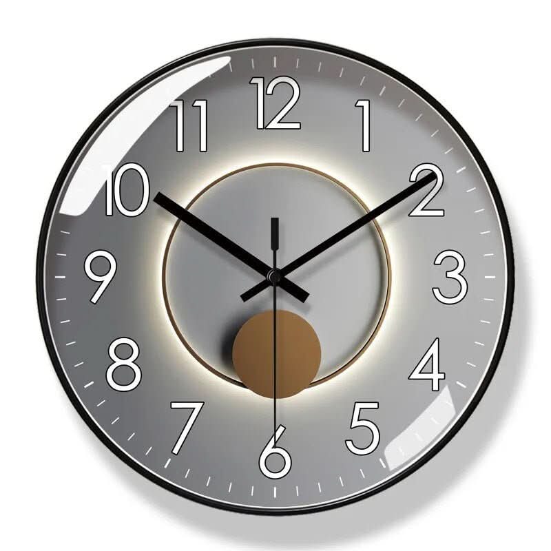 Wandklok Scandinavisch Stil Uurwerk Zwart Wit 30cm Woonkamer Kantoor Modern