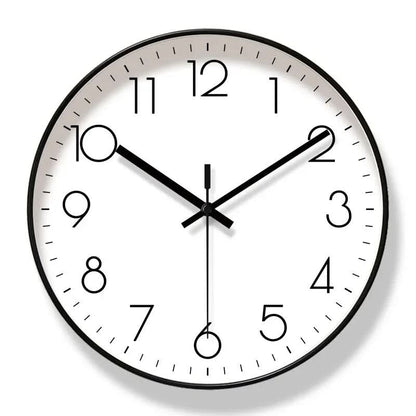 Wandklok Scandinavisch Stil Uurwerk Zwart Wit 30cm Woonkamer Kantoor Modern