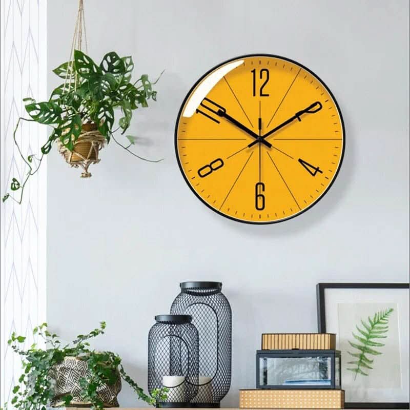 Wandklok Scandinavisch Stil Uurwerk Zwart Wit 30cm Woonkamer Kantoor Modern