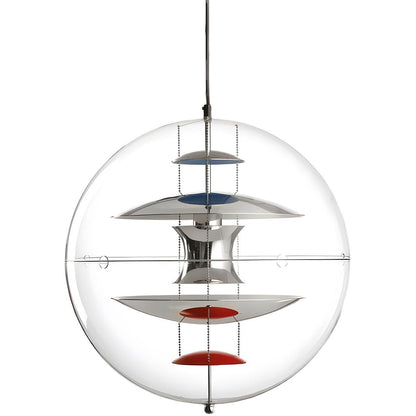 Hanglamp Bol Acryl Goud Transparant Woonkamer Eetkamer 7W LED Dimbaar Planeet Glazen Bol Lamp Keuken Bar Designlamp