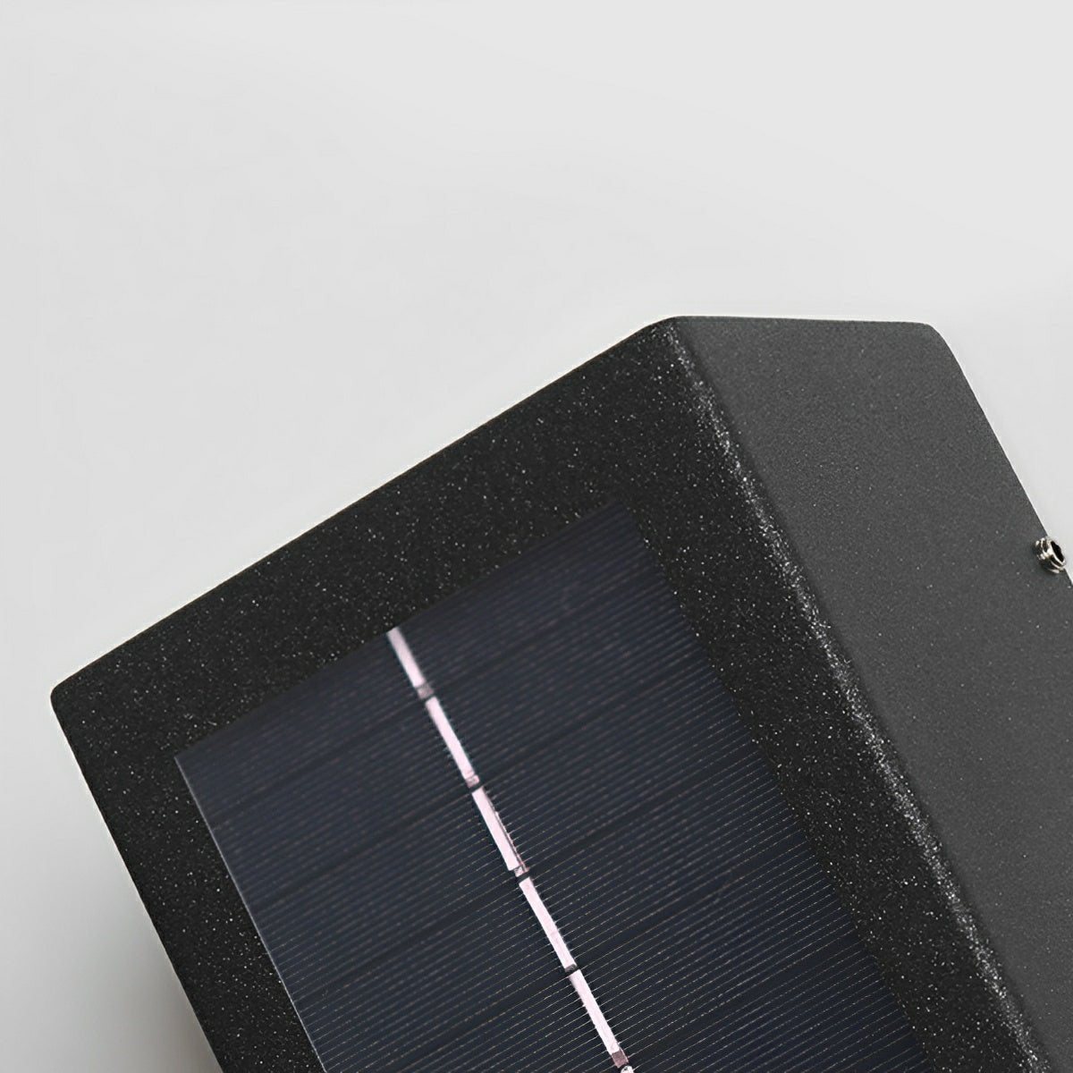 Solar Buitenlamp Up Down LED Aluminium Zwart Tuin Voordeur Veranda IP65 Wandlamp Zonne-energie Boven Onder Verlichting Modern Minimalistisch