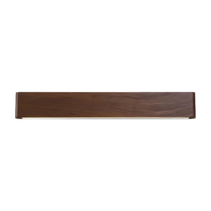 Wandlamp Hout Walnoot LED 6W Binnen Woonkamer Slaapkamer Rechthoek Dimbaar Wandverlichting Japandi Interieur Sfeerverlichting