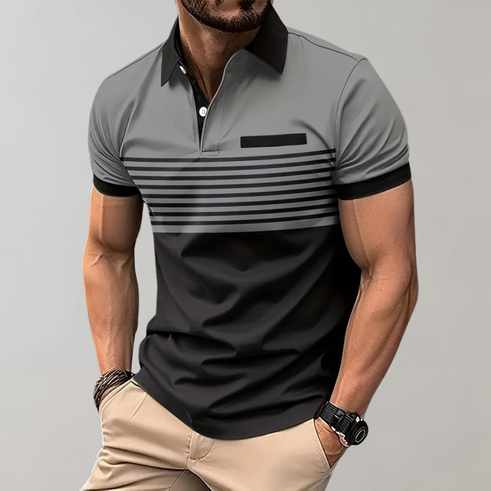 Zomer Poloshirt voor Heren Moderne Zachte Stof