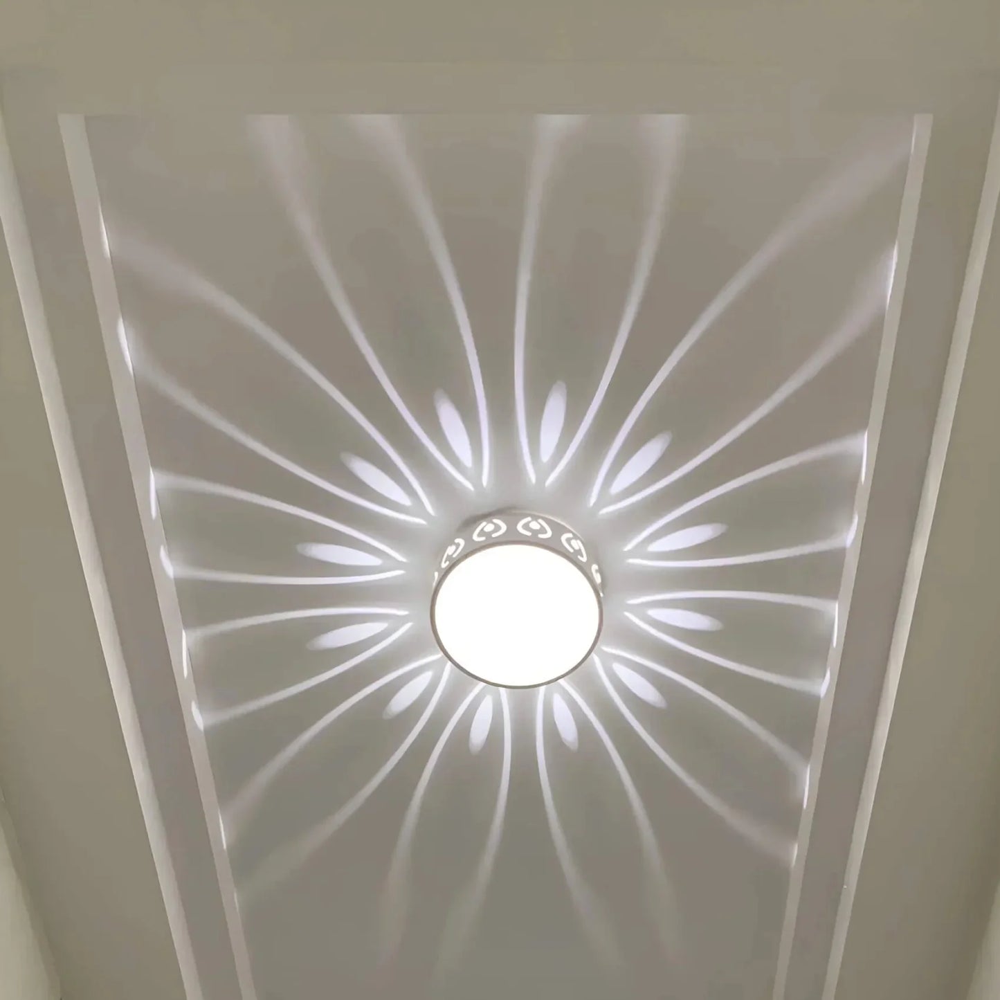 LED Plafondlamp Kristal Acryl Warm Wit Koud Wit Gang Hal Balkon Decoratief Stralend Lichtpatroon Opbouw Plafonnière