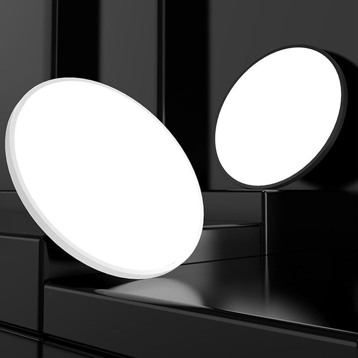 Ronde Plafondlamp Vlak Design LED Acryl Zwart Wit Goud Zilver Moderne Plafondverlichting Energiebesparend Woonkamer Slaapkamer