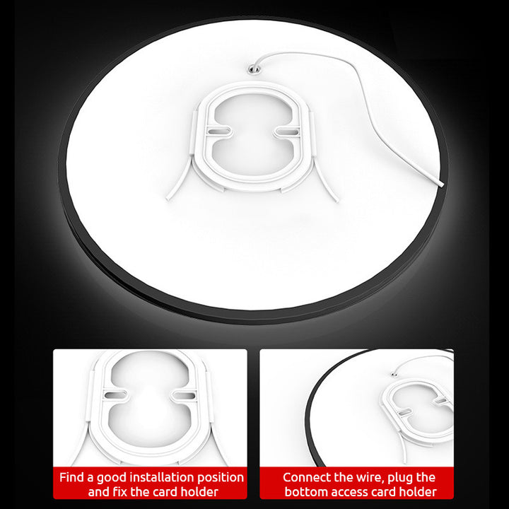 Ronde Plafondlamp Vlak Design LED Acryl Zwart Wit Goud Zilver Moderne Plafondverlichting Energiebesparend Woonkamer Slaapkamer