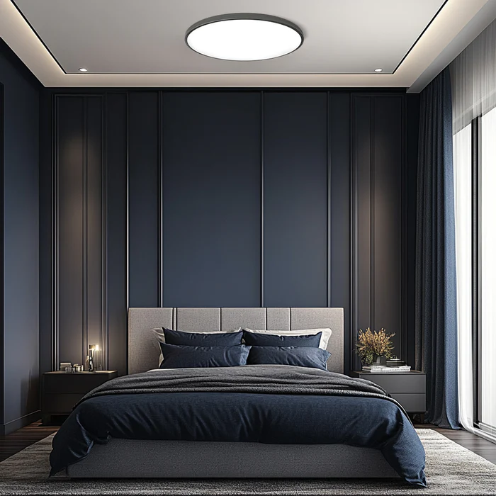 Ronde Plafondlamp Vlak Design LED Acryl Zwart Wit Goud Zilver Moderne Plafondverlichting Energiebesparend Woonkamer Slaapkamer
