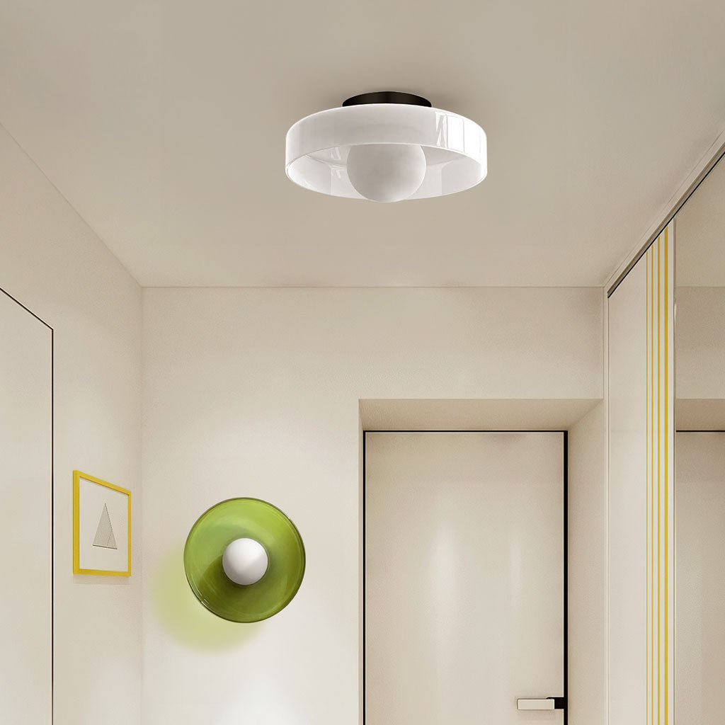 Glazen Schijf Plafondlamp & Wandlamp – Moderne Designverlichting in Glas