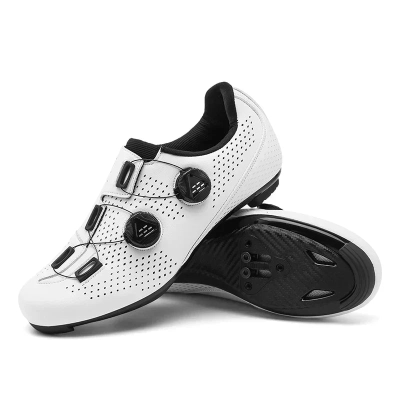Sportieve Fietsschoenen Unisex met Draaisluitingen Licht Comfortabel Ademend