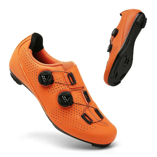 Sportieve Fietsschoenen Unisex met Draaisluitingen Licht Comfortabel Ademend