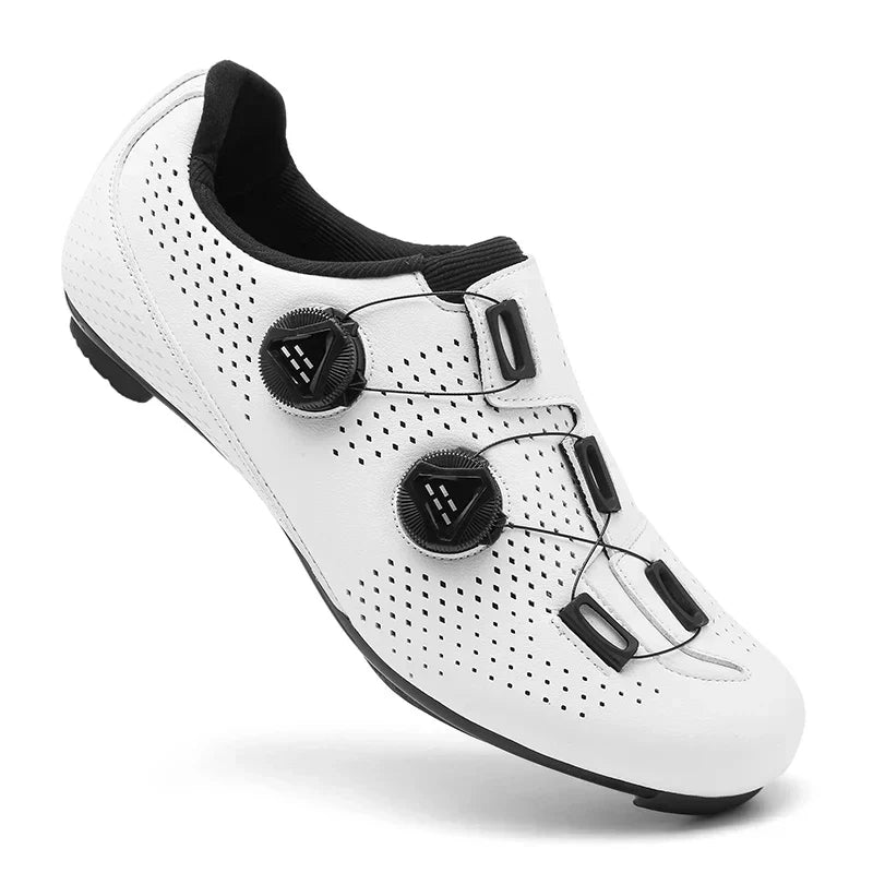 Sportieve Fietsschoenen Unisex met Draaisluitingen Licht Comfortabel Ademend