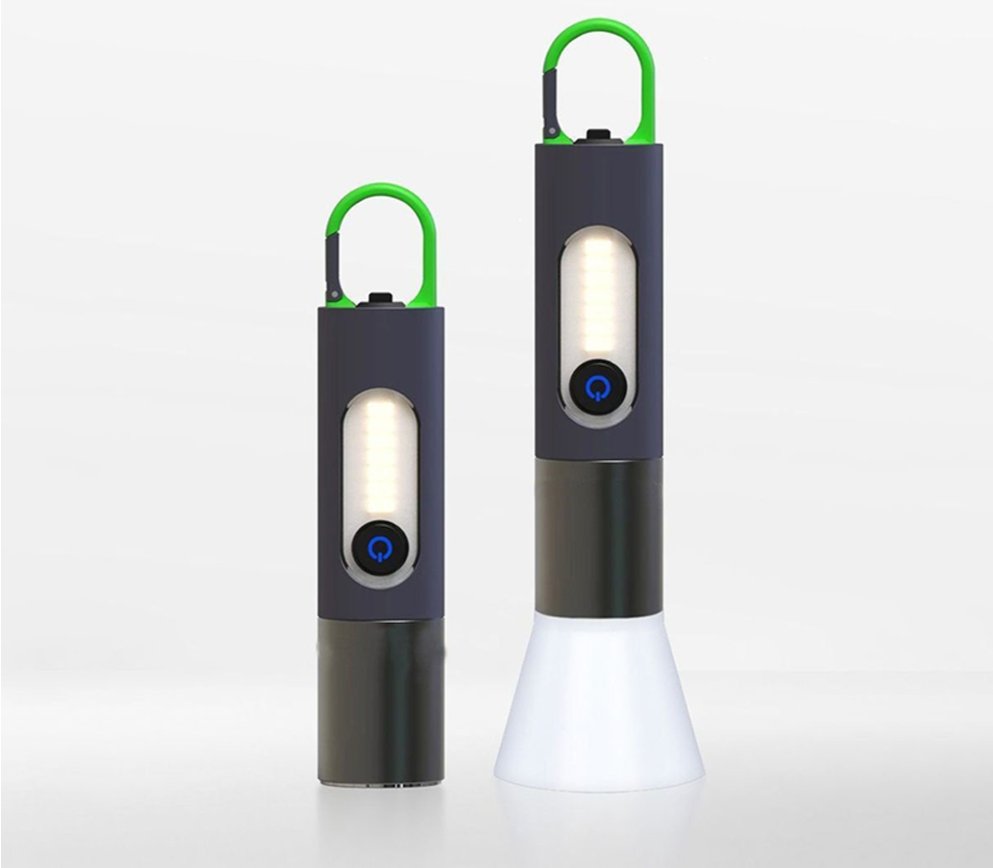 Multifunctionele Tactische Zaklamp met Verstelbare Lichtbundel en Robuuste Constructie voor Camping en Outdoor