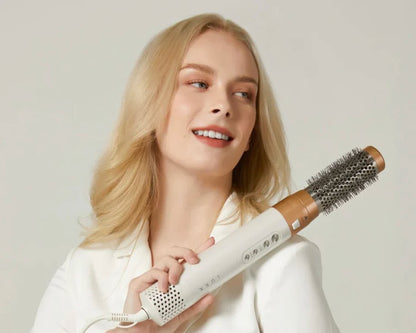 Professionele 5-in-1 airstyler met opzetstukken en luchttechnologie voor drogen, krullen, volume en glad haar
