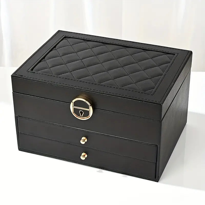 Luxe Sieradendoos met Meerdere Lagen – Elegante Opbergbox voor Sieraden