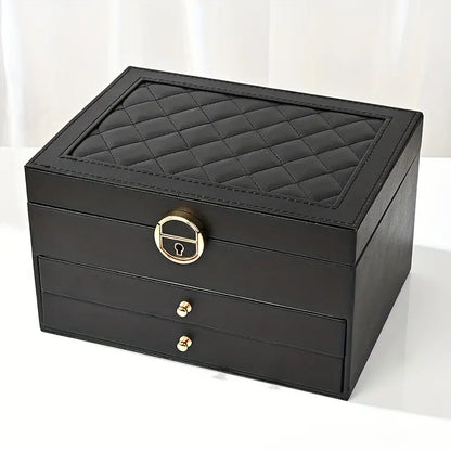 Luxe Sieradendoos met Meerdere Lagen – Elegante Opbergbox voor Sieraden