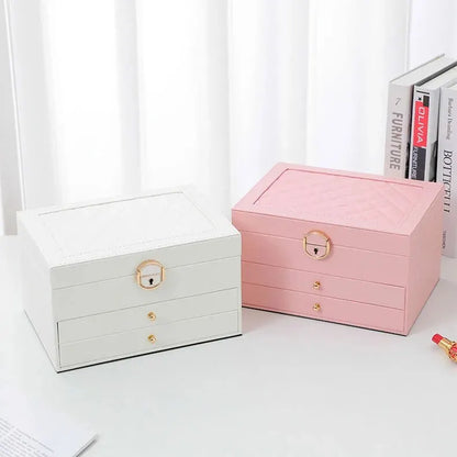 Luxe Sieradendoos met Meerdere Lagen – Elegante Opbergbox voor Sieraden