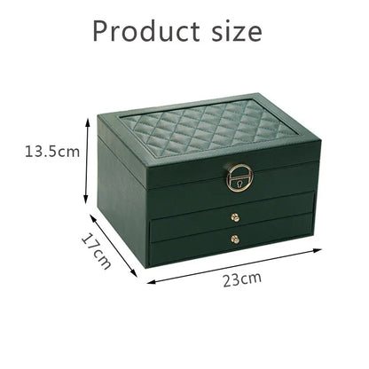 Luxe Sieradendoos met Meerdere Lagen – Elegante Opbergbox voor Sieraden