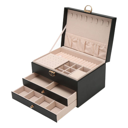 Luxe Sieradendoos met Meerdere Lagen – Elegante Opbergbox voor Sieraden